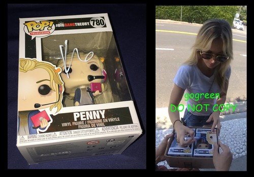 Kaley cuoco signed penny funko - kaley,